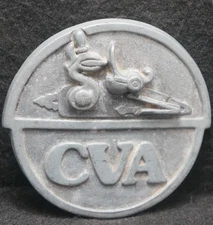 XD09118 VINTAGE 1978 ***CVA CONNECTICUT VALLEY ARMS*** GUNS FIREARMS BELT BUCKLE