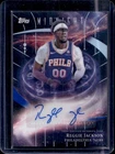 2025-26 Topps Midnight Reggie Jackson Stroke of Auto Autograph #SM-RJ 76ers