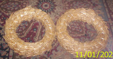 2 Natural Straw Wreath For Decorating and Crafting