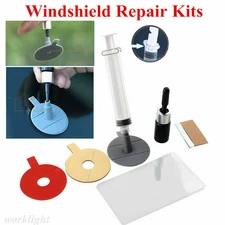 Car Window Glass Crack Chip Resin Windscreen DIY Repair Tool Kit Windshield / US