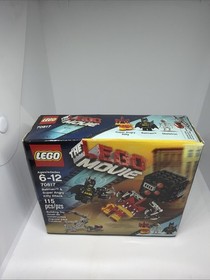 BATMAN & SUPER ANGRY KITTY ATTACK The Lego Movie Set #70817 NEW Sealed RETIRED