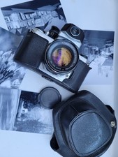 Asahi Pentax S3 SLR w/ Super-Takumar 55mm f1.8 Lens, Meter & Case, FILM TESTED
