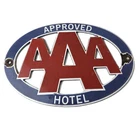 Vintage AAA Sign - American Hotel Travel Tow Truck Auto Car Porcelain Sign