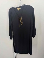 Michael Kors Navy Size Small Short Long Sleeve Dress