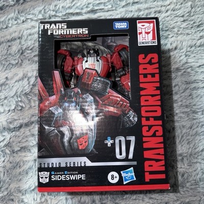 Hasbro Transformers Studio Series Gamer Edition Deluxe Class Sideswipe New