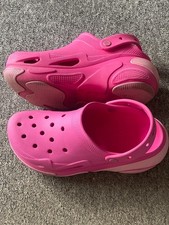 Crocs, Bubble Crush Plateau Clogs pink High H...