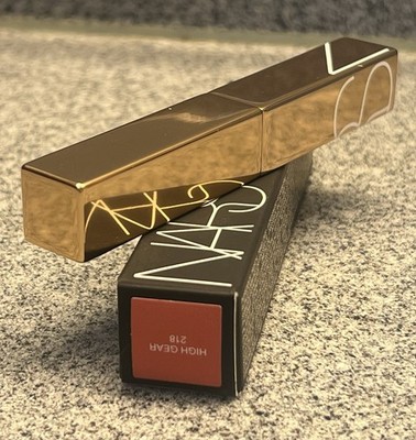 NARS Afterglow Sensual Shine Lipstick #218 HIGH GEAR .05 OZ FULL NEW