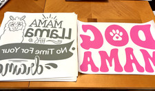 Screen Print Transfers for Shirts, Totes Mixed Lot of 68