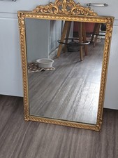 Antique Late 19th Century French Gilded Gold Wall Mirror All Original Pre 1890