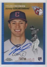 2023 Topps Chrome Platinum Anniversary 54/99 Tyler Freeman #CPA-TF Auto 1u6