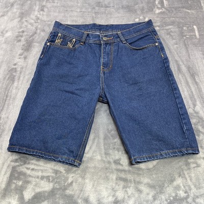 True Religion Joey Super T Mens Denim Shorts Size 33 Dark Wash