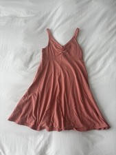 Wild Fable Womens Pink V-Neck Sleeveless Knit A-Line Short Dress XS