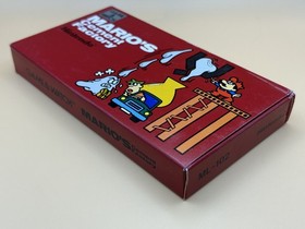 Nintendo Game & Watch MARIO'S CEMENT FACTORY ML-02 1983 New Old Stock