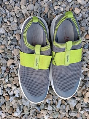Superfit Mädchen Sneaker Halbschuh Slipper grau grün Gr. 37 Top Zustand 