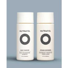 NUTRAFOL Full of Strength Shampoo & Conditioner Set Travel Size Vegan NEW IN Box