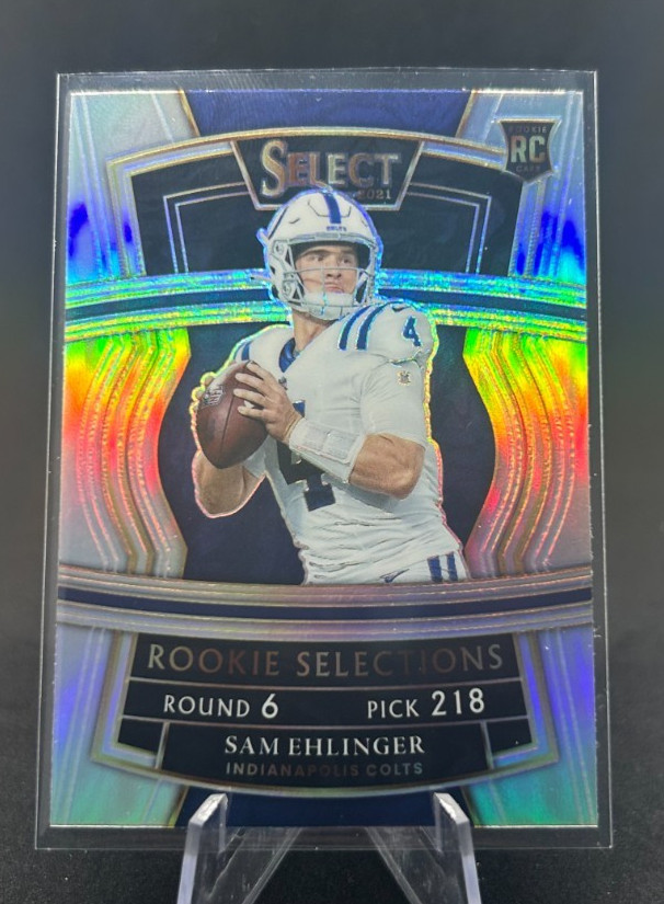 Sam Ehlinger 2021 NFL Panini Select Silver Rookie Selections RC #RS-24 Colts