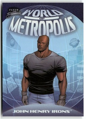 2025 Fleer Brilliants Superman #WM-6 John Henry Irons World of Metropolis