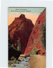 Postcard Pillars of Hercules South Cheynne Canyon Colorado USA