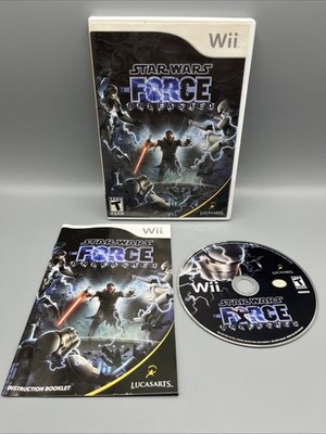 Star Wars The Force Unleashed (Nintendo Wii, 2010) CIB Complete in Box w/ Manual
