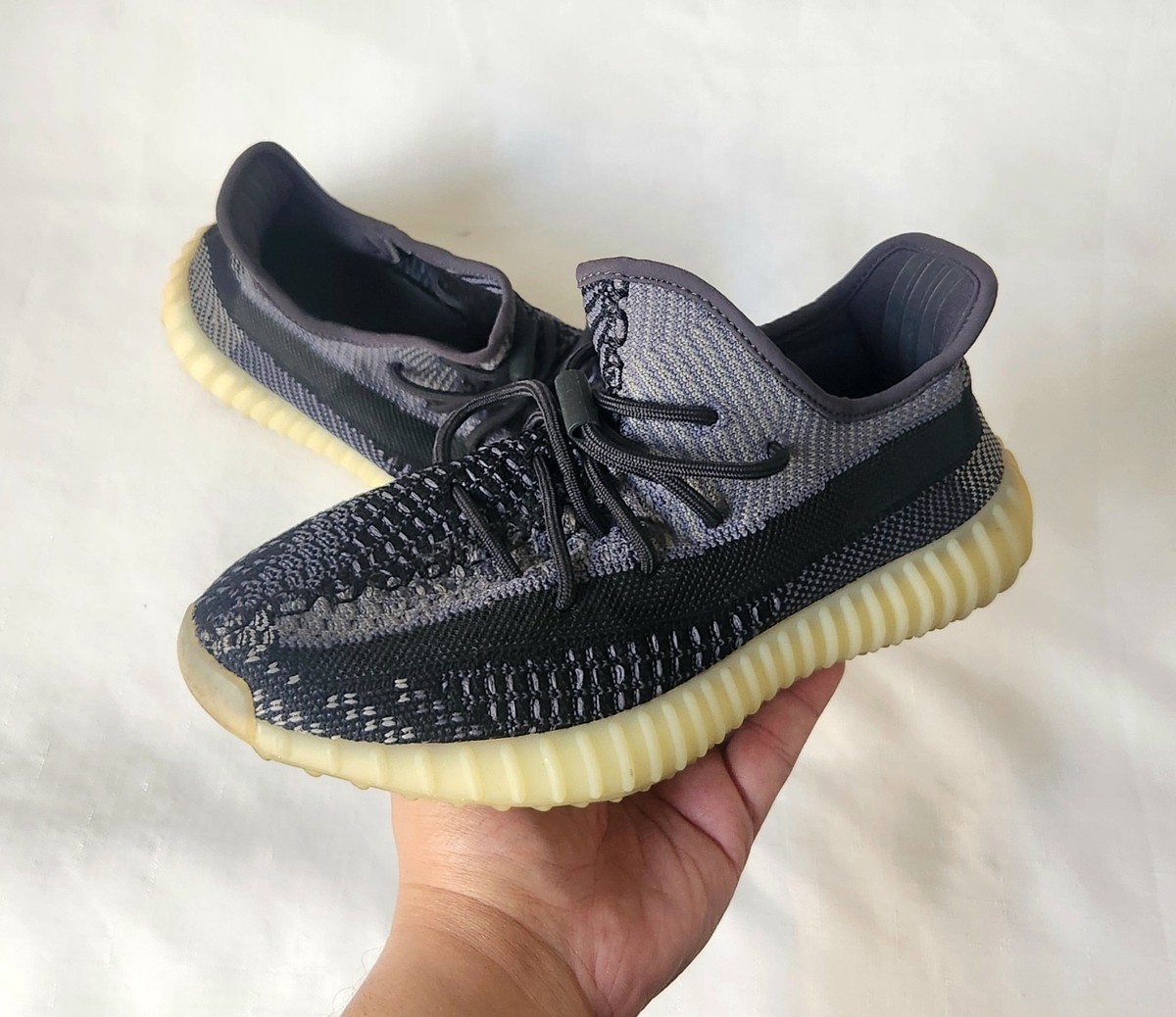 Yeezy boost 350 Azriel carbons FZ5000 size 7 men adidas Yeezy Boost 350 V2 - FZ5000 - Carbon - Footshop  main image 4