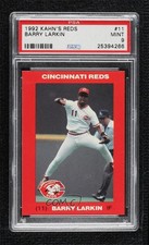 1992 Kahn's Cincinnati Reds Barry Larkin PSA 9 MINT HOF t2u