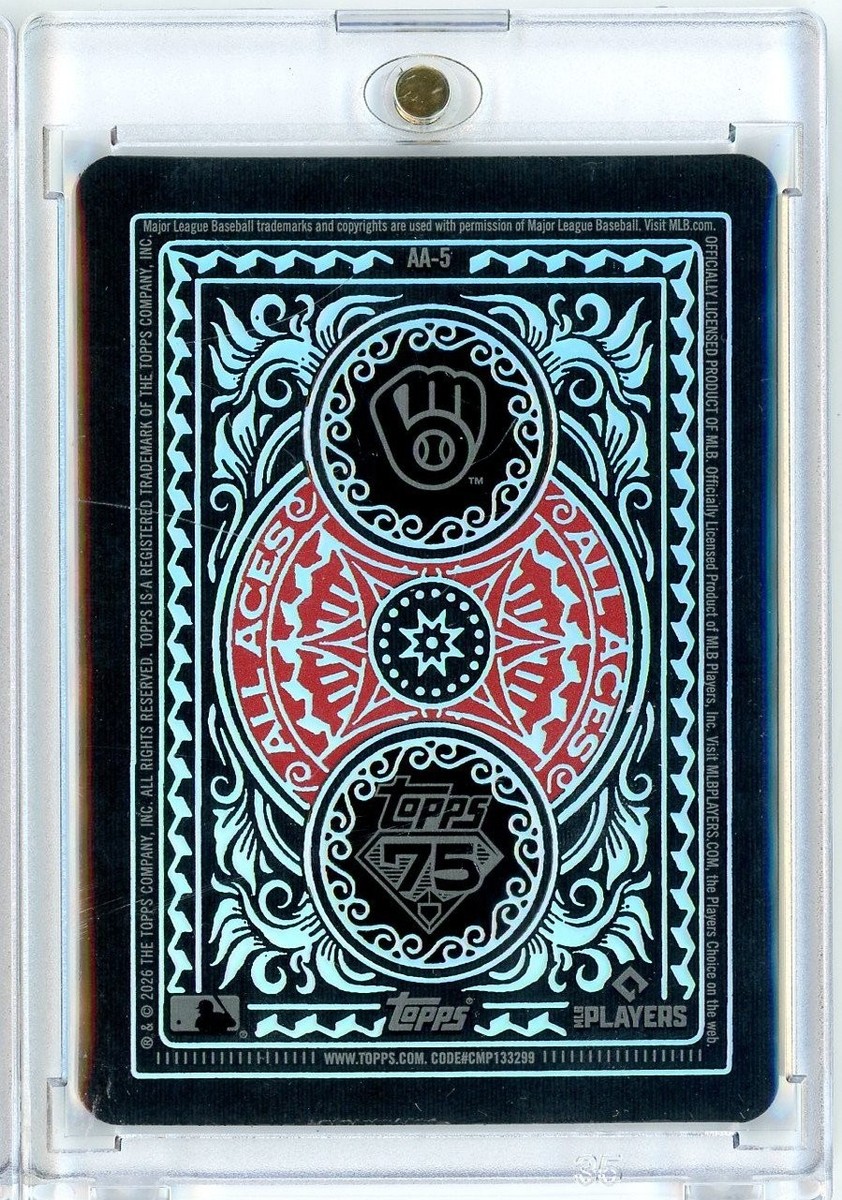 2025 Topps Jacob Misiorowski #AA5 All Aces Case Hit Rookie RC