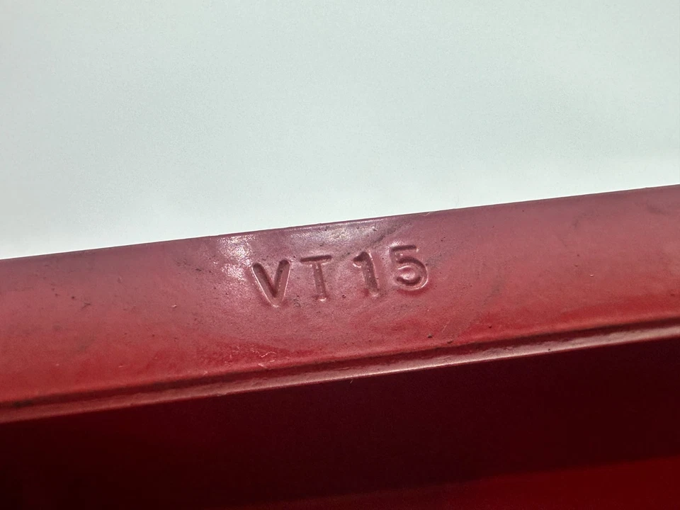 Organizador de bandeja soquete de metal MAC Tools USA 13,5" de largura vermelho com alça, VT15 - Imagem 4 de 4