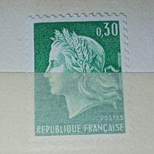 1967./ France timbre n° 1536Ab Double Numero rouge , neuf ** /Mnh