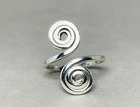 Solid 925 Sterling Silver Band & Statement Ring Handmade Ring All size R-35