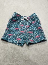 Chubbies Swim Trunks-Boys-Sz 18-24 Mos-Blue/Pink Flamingo-484