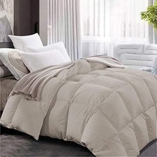 Maple Down Super King Size Comforter Duvet Insert-Down Alternative Comforter