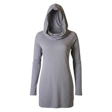 Athleta Grey Cowl Neck Hoodie Small