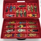 Lot of Vintage GI Joe 1980’s Figures Hasbro W Carrying Case 24 Gi  Joes