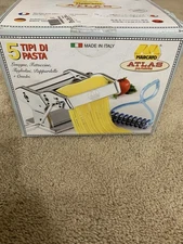 MARCATO Atlas 150 Pasta Noodle Maker Bike Cutter 5 Tip Di Machine