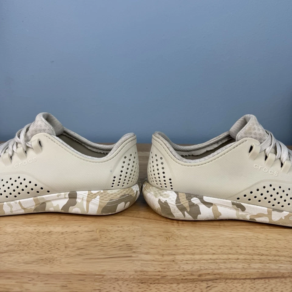 Crocs LiteRide 360 Pacer Women's Size 10 Beige Camo Running Shoes Sneaker 206494 - Image 4 of 4