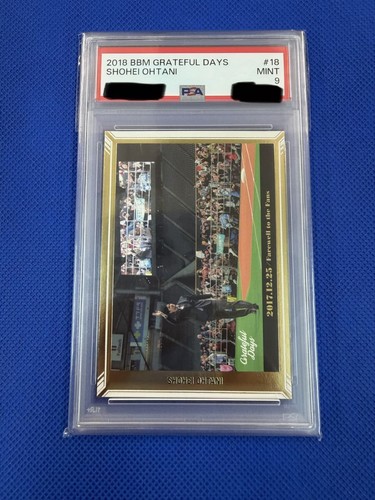 PSA9 2018 BBM Grateful Days Shohei Ohtani Fighters #18