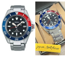 Seiko Prospex SBDJ053 Pepsi Solar Stainless Sapphire Diver Scuba 200m Watch Men