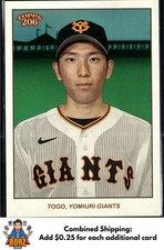 2023 Topps NPB 206 #13 Shosei Togo Yomiuri Giants