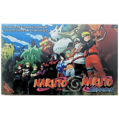 Naruto Shippuden Complete DVD 1-720 Episodes & 11 Movies [English Dub]