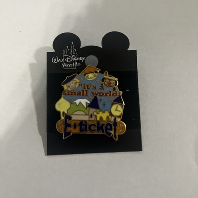 Walt Disney World resort E Ticket it's a Small World pin WDW