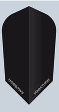 Harrows Marathon Solid Matt Black Slim Dart Flights