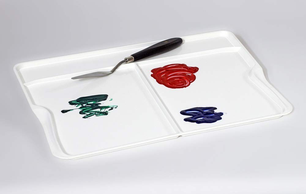 Paleta de colores Peel-Off Artist PO03 con cuchillo de pintura gratis - plato mezclador de colores