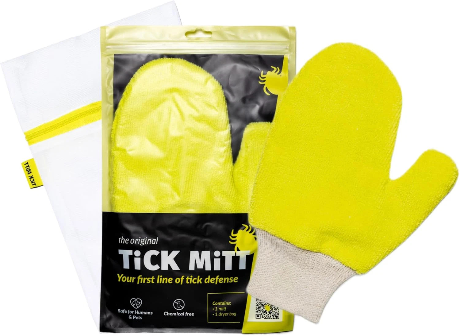 Tick Removal Glove for Humans & Pets - Safely Remove Ticks Effortlessly, Chemica