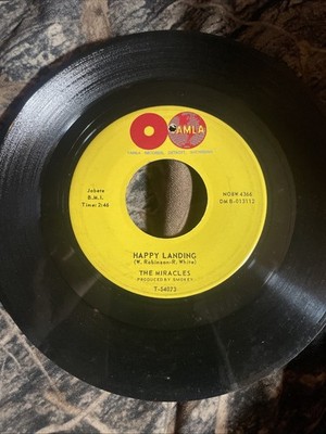The Miracles 'You've Really Got a Hold On Me'  Happy Landing  45rpm Vinyl Record