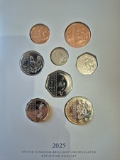 2025 Definitive 8 Coin BU set