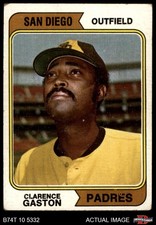 1974 Topps #364 Cito Gaston Padres VARIATION 1.5 - FAIR