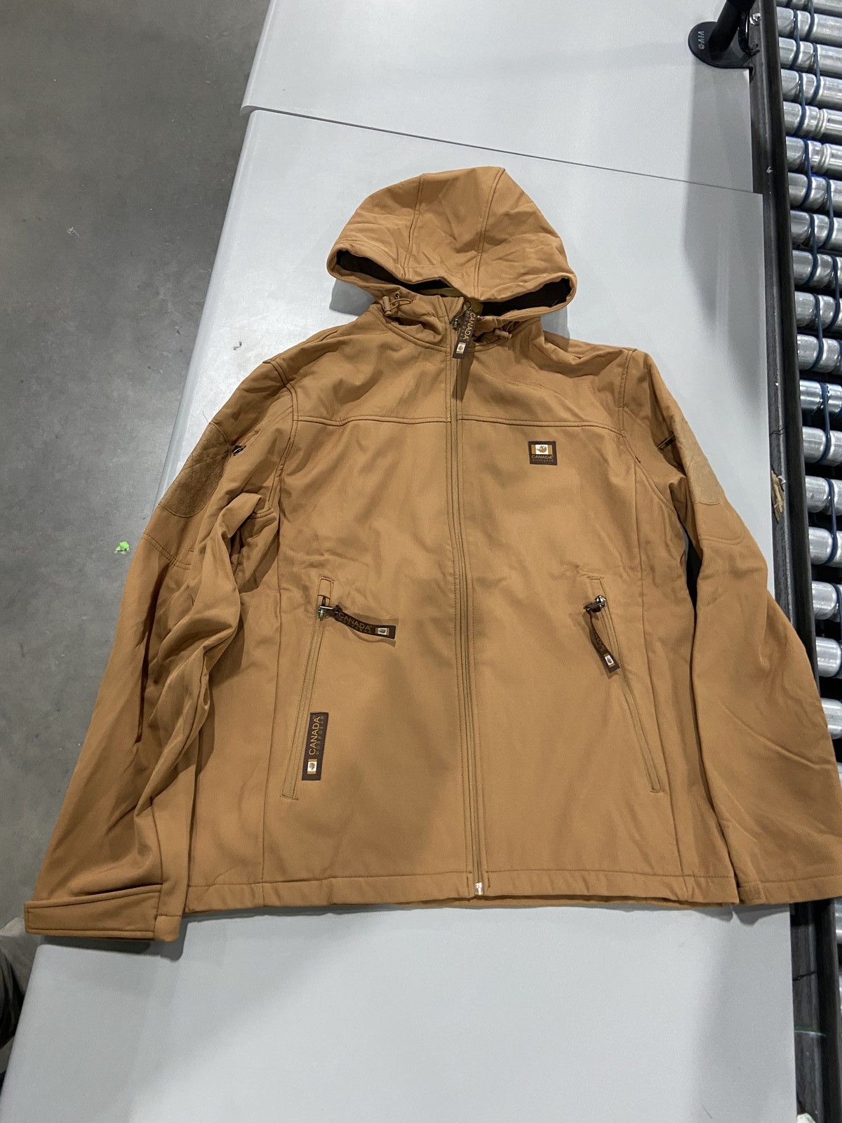 КУРТКА CANADA WORK GEAR, КОРИЧНЕВАЯ, X-LARGE