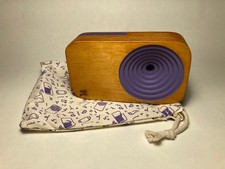 Bitti Gitti Wooden Cell Phone Speaker Purple