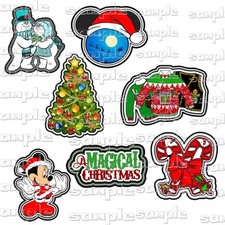 Disney Christmas Story 2025 7 pc vgg Premade Scrapbook Page Paper Piece die cut