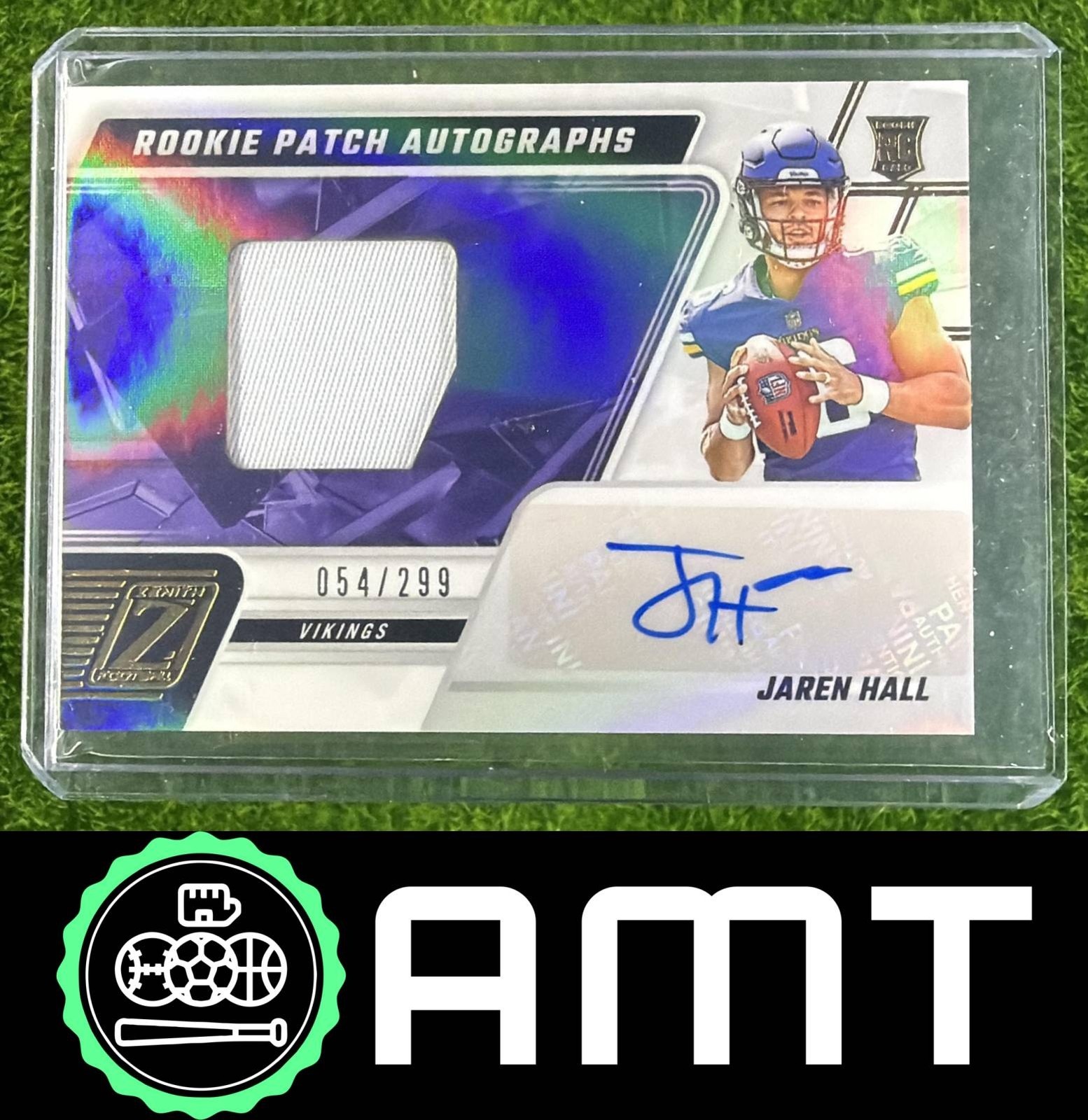 Jaren Hall Panini Zenith #216 Patch Autograph